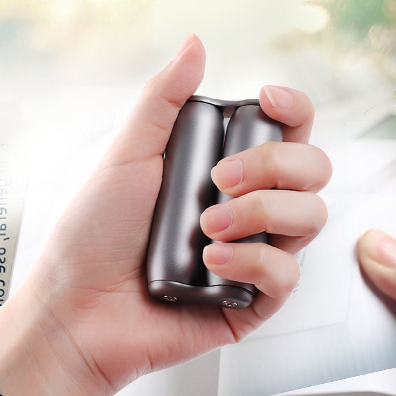 Stress-Relief Magic! Double-Barrel Metal Roller Fidget Toy – Your New EDC Must-Have